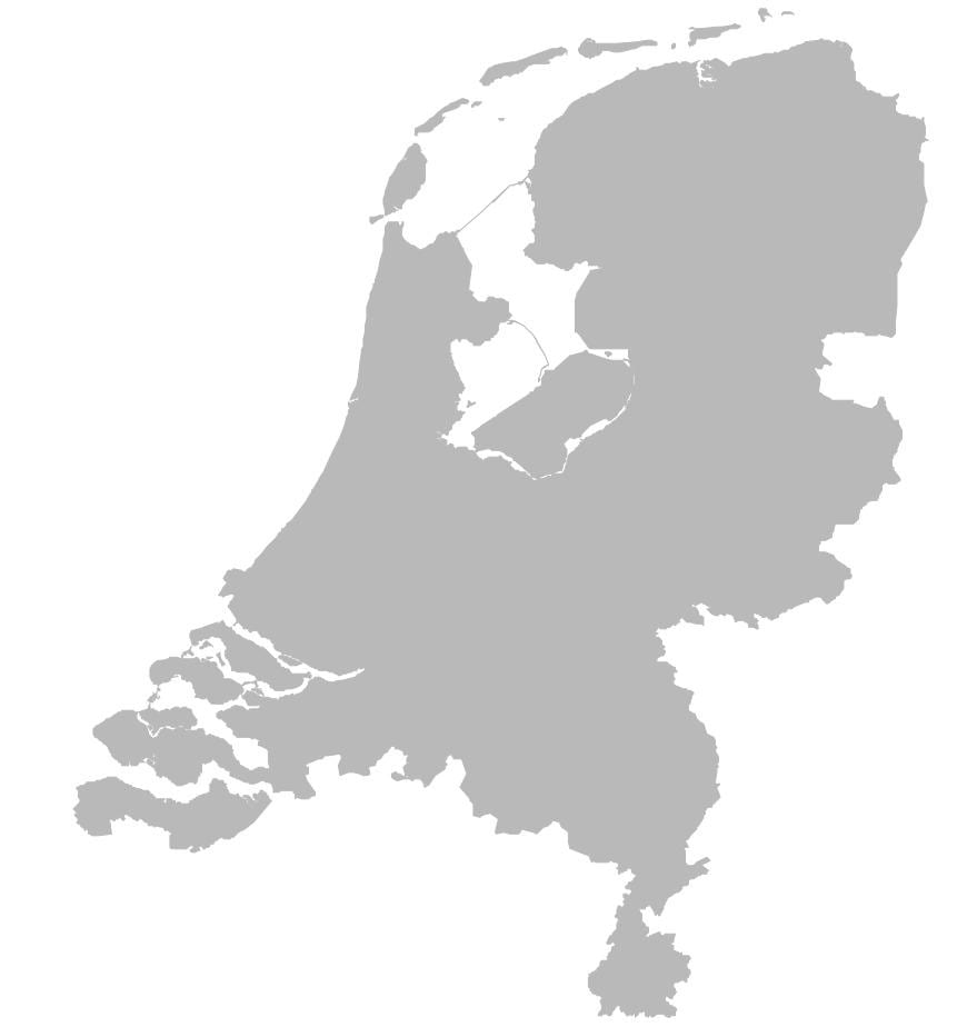 Holanda vetor mapa