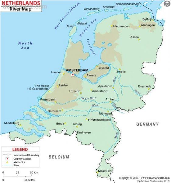 Holland rio mapa