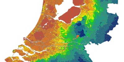 Holanda clima mapa
