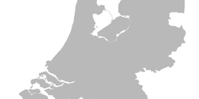 Holanda vetor mapa