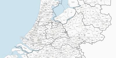 Holanda municípios mapa