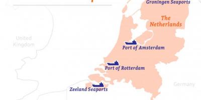 Holanda portas mapa