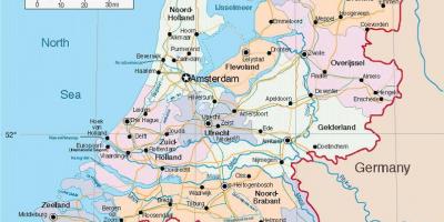 Holanda transportes mapa
